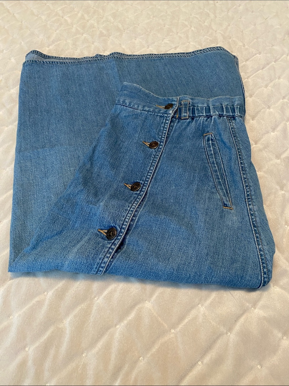 Liz wear vintage long denim skits ladies size 16